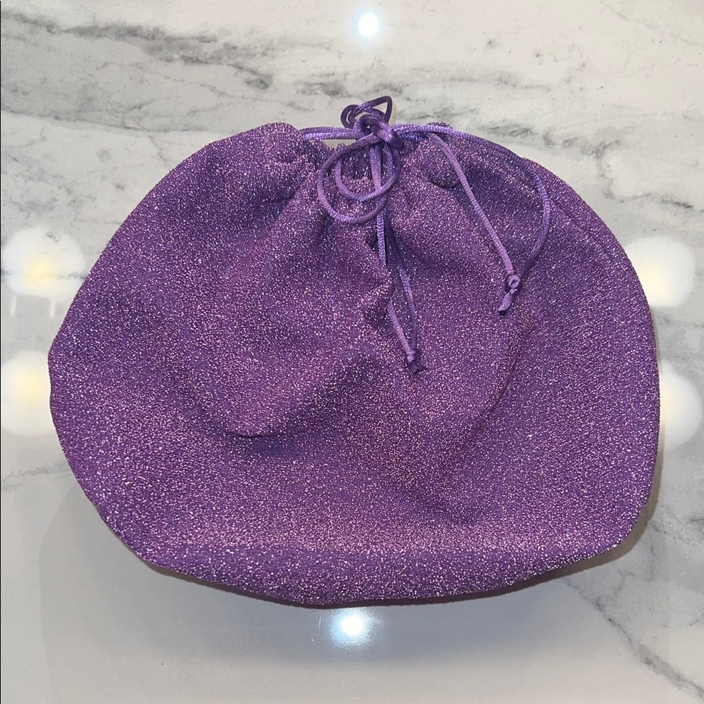 Ulta Purple Glitter Cosmetic Pouch 💜✨